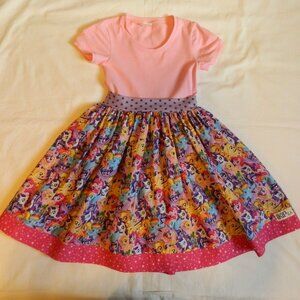 Girls size 8 My Little Pony Dress K Pea